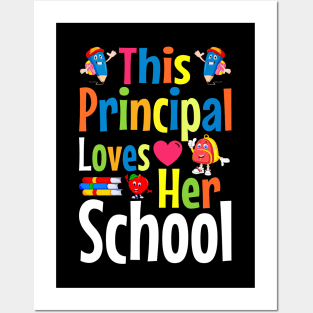 this principal loves her school back to school Posters and Art